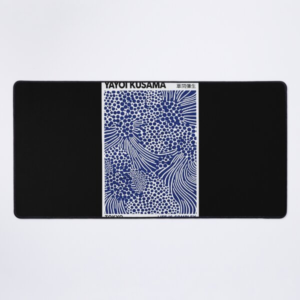 Item preview, Yayoi Kusama Life is Complex Poster 1998 - Blue White Dots Wall Art Print, Tokyo Abstract Decor designed and sold by ArleenCostums.