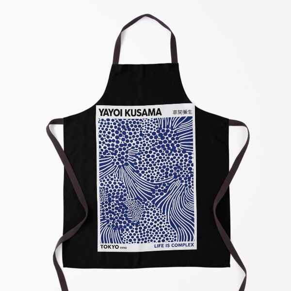 Item preview, Yayoi Kusama Life is Complex Poster 1998 - Blue White Dots Wall Art Print, Tokyo Abstract Decor designed and sold by ArleenCostums.