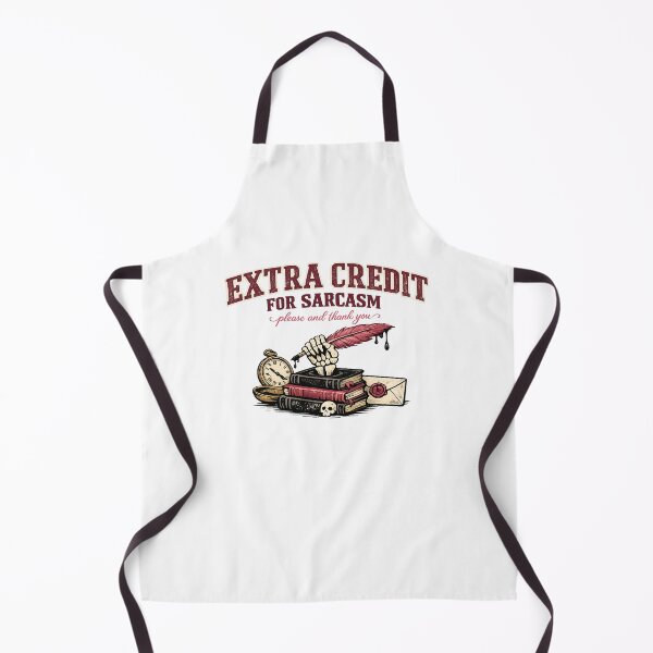 Item preview, Extra Credit for Sarcasm Please and Thank You Dark Academia Funny Pun designed and sold by Yellowriversss.