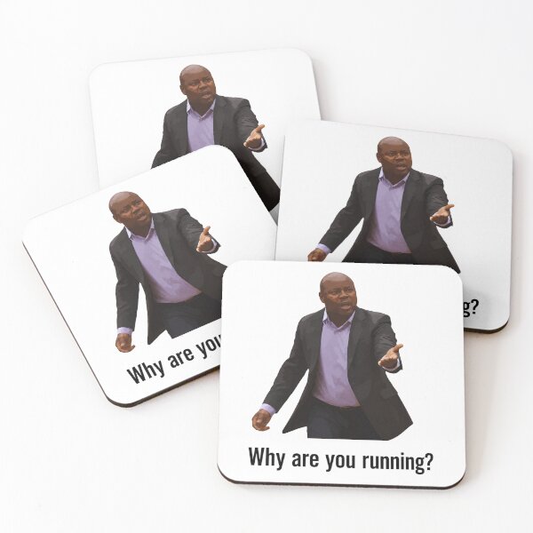 Item preview, Why Are You Running Meme designed and sold by Bakes Designs.