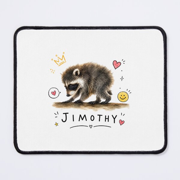 Item preview, Jimothy Raccoon, Viral Famous Seattle Raccoon, Short King Trash Panda designed and sold by oddbrick-parade.