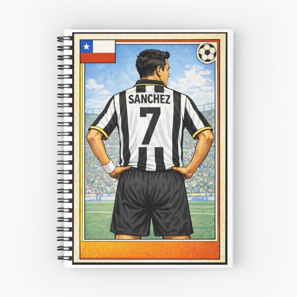 Item preview, El Niño Maravilla - Retro Alexis Sanchez Udinese shirt. designed and sold by Tony Panini Retro.