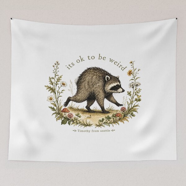 Item preview, Jimothy Raccoon, Seattle Short Spine Raccoon designed and sold by oddbrick-parade.