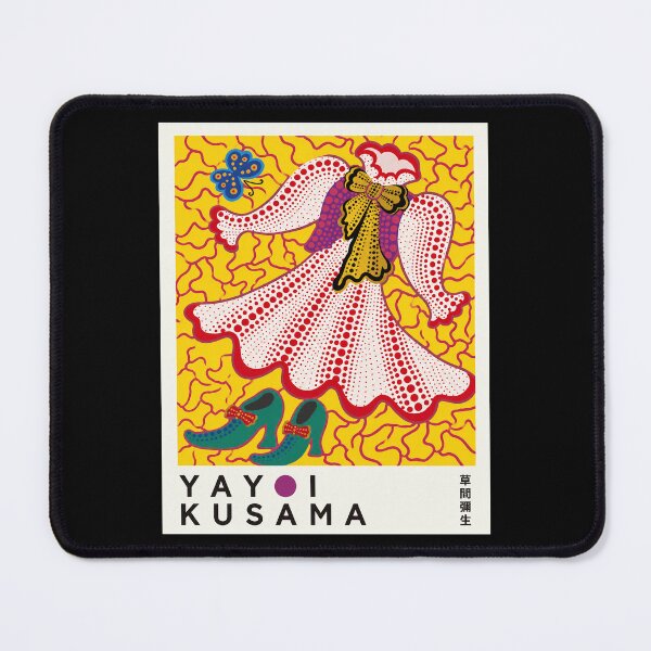 Item preview, Yayoi Kusama Dress Poster - Polka Dot Fashion Wall Art Print, Yellow Background Decor designed and sold by Susanspy007.
