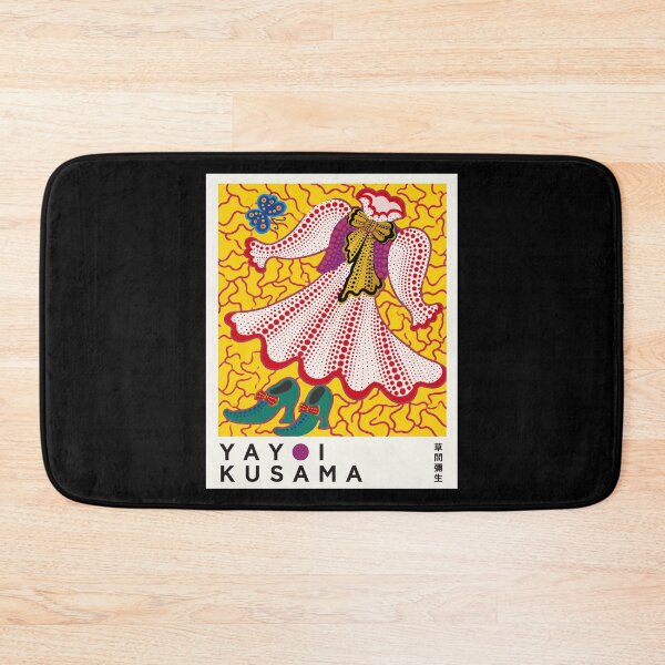 Item preview, Yayoi Kusama Dress Poster - Polka Dot Fashion Wall Art Print, Yellow Background Decor designed and sold by Susanspy007.