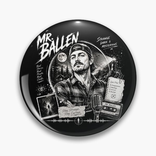 Item preview, Mr Ballen Strange Dark Mysterious Podcast Art designed and sold by Abidel.
