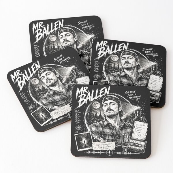 Item preview, Mr Ballen Strange Dark Mysterious Podcast Art designed and sold by Abidel.