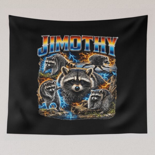 Item preview, Jimothy Raccoon, Viral Seattle designed and sold by oddbrick-parade.