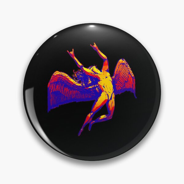 Item preview, Led Zeppelin Fallen Angel Icarus Neon Heatmap designed and sold by AnimeSto.