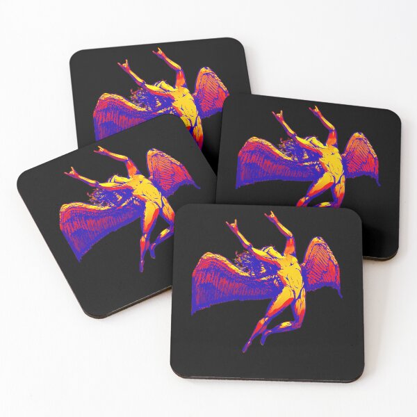Item preview, Led Zeppelin Fallen Angel Icarus Neon Heatmap designed and sold by AnimeSto.