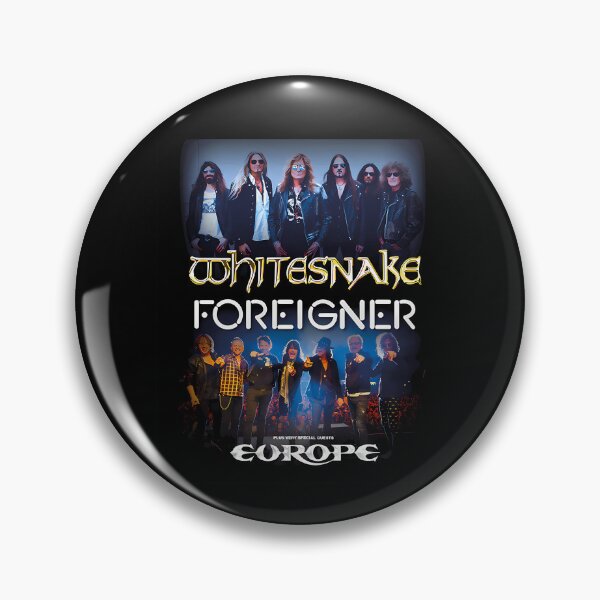Item preview, Whitesnake Foreigner Europe World designed and sold by AnimeSto.