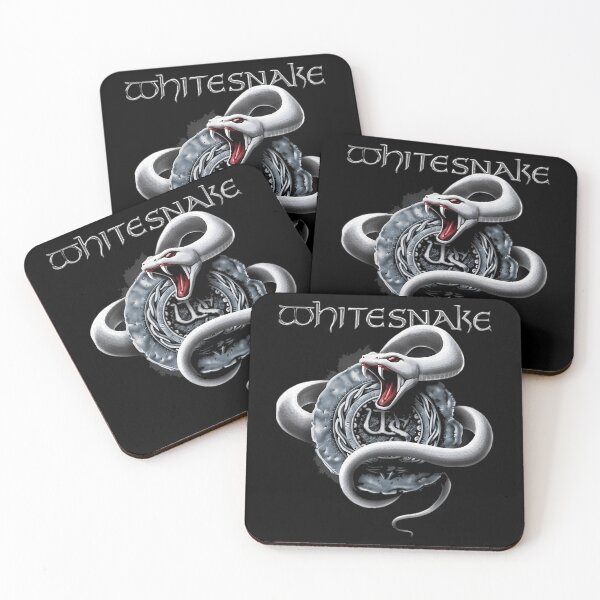Item preview, Whitesnake White Coiled Snake Emblem designed and sold by AnimeSto.