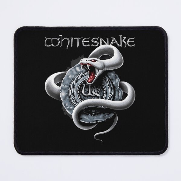 Item preview, Whitesnake White Coiled Snake Emblem designed and sold by AnimeSto.