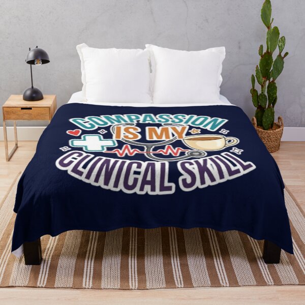 Item preview, Compassion Is My Clinical Skill Funny Nurse Healthcare Worker Appreciation Gift Tshirt designed and sold by HopeAndHustle.