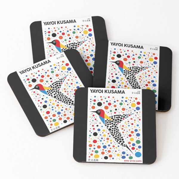 Item preview, Yayoi Kusama Bird with Dots Poster 1998 - Colorful Polka Dot Bird Wall Art Print, Tokyo Art Decor designed and sold by ArleenCostums.
