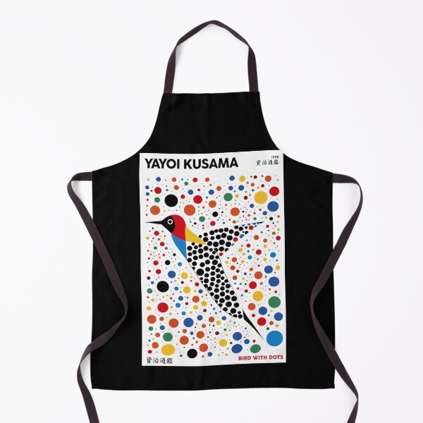 Item preview, Yayoi Kusama Bird with Dots Poster 1998 - Colorful Polka Dot Bird Wall Art Print, Tokyo Art Decor designed and sold by ArleenCostums.