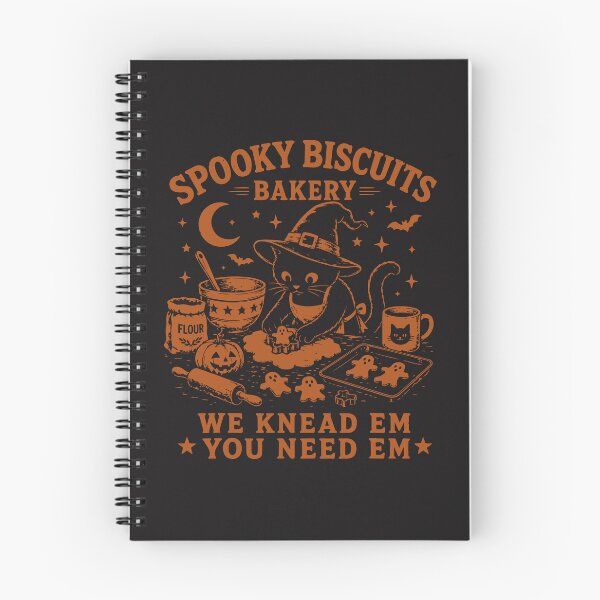 Item preview, Spooky Biscuits Bakery Funny Halloween Baking Cat Ghost Design designed and sold by kiralynstration.