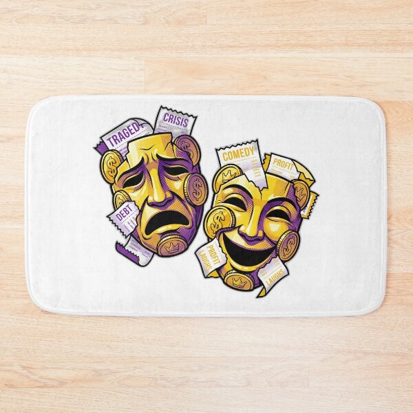 Item preview, Drama Teacher Budget Comedy Tragedy Masks designed and sold by ryanguas.