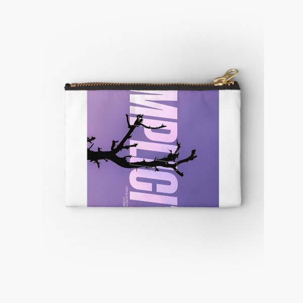 Item preview, Purple Simplicity City Cyberpunk Aesthetic Sticker designed and sold by Stickershutter.