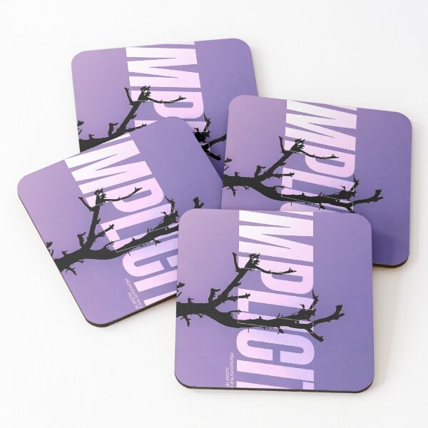 Item preview, Purple Simplicity City Cyberpunk Aesthetic Sticker designed and sold by Stickershutter.