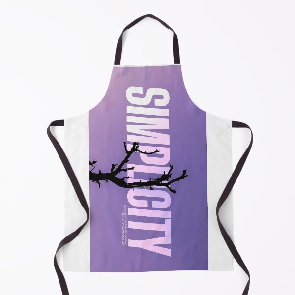 Item preview, Purple Simplicity City Cyberpunk Aesthetic Sticker designed and sold by Stickershutter.