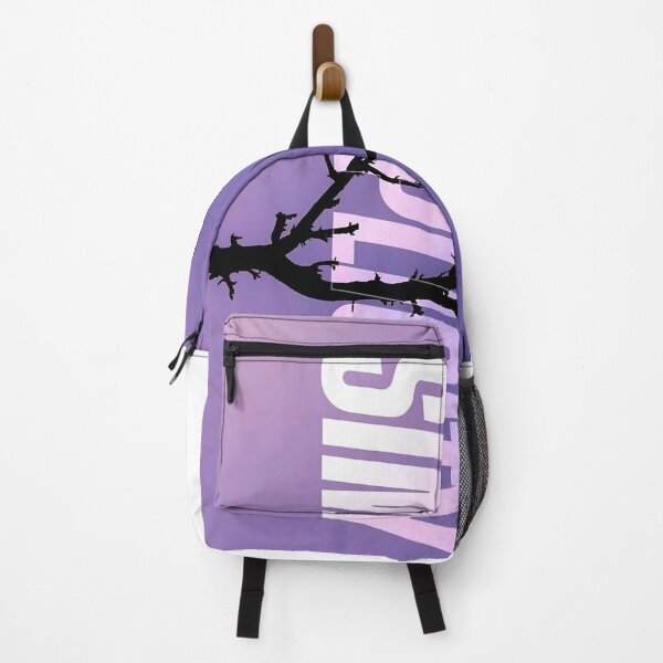 Item preview, Purple Simplicity City Cyberpunk Aesthetic Sticker designed and sold by Stickershutter.