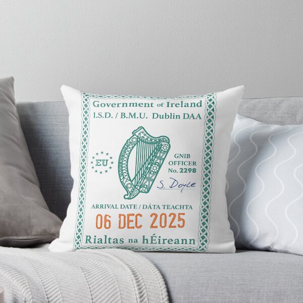Item preview, Passport Stamp - Dublin, Ireland designed and sold by travelwitheric.