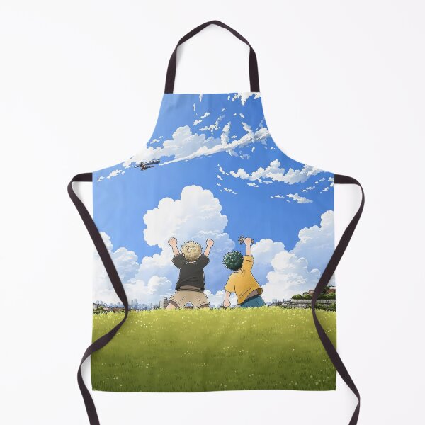Item preview, Young Bakugo and Deku Looking at Sky designed and sold by PRINTATSTUDIO.