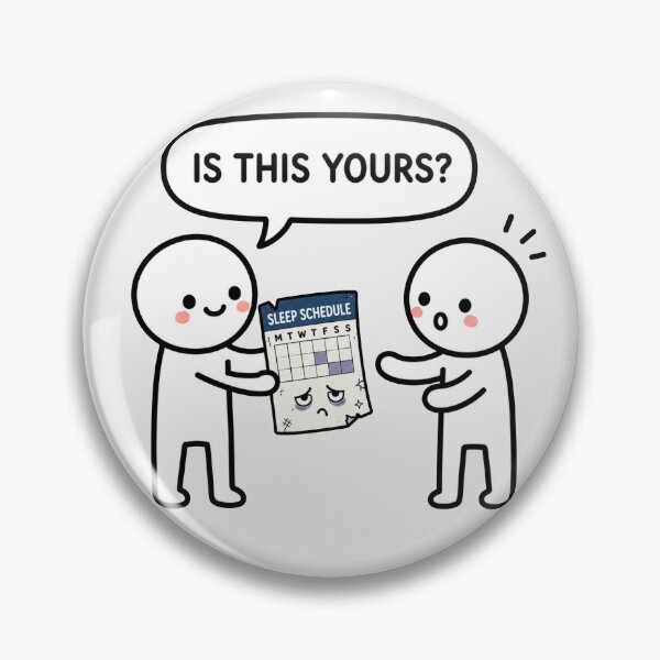 Item preview, Is This Yours Sleep Sticker designed and sold by MonkiFlipp.