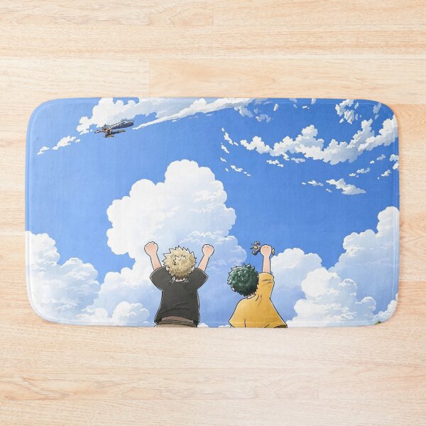 Item preview, Young Bakugo and Deku Looking at Sky designed and sold by PRINTATSTUDIO.