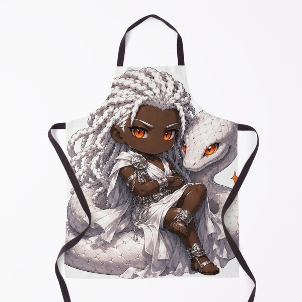 Item preview, Roi Chibi Dahomey avec Serpent blanc designed and sold by Yomikiru.