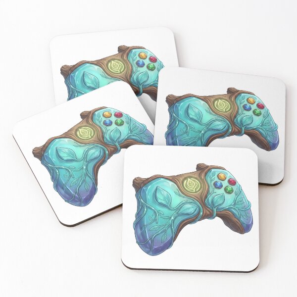 Item preview, Enchanted Nature Crystal Game Controller - Nature Core Gamer designed and sold by Dzblack.
