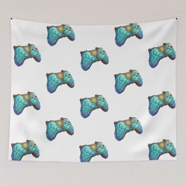Item preview, Enchanted Nature Crystal Game Controller - Nature Core Gamer designed and sold by Dzblack.