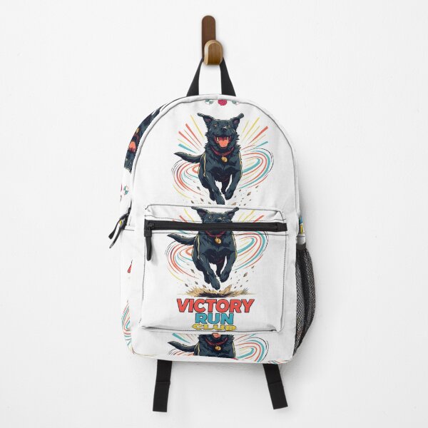 Item preview, Victory Run Club - Dynamic Black Dog Sprint Art designed and sold by Whimsy Trail Co.