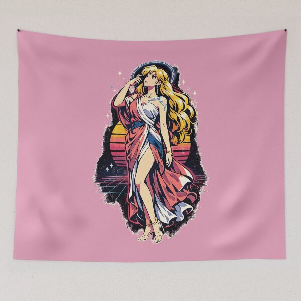 Item preview, Neon Retro Anime Aphrodite designed and sold by KungPowUnicorn.