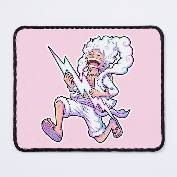 Item preview, Luffy Gear 5 Sun God Nika Lightning Bolt Anime Vector designed and sold by luffy2374.