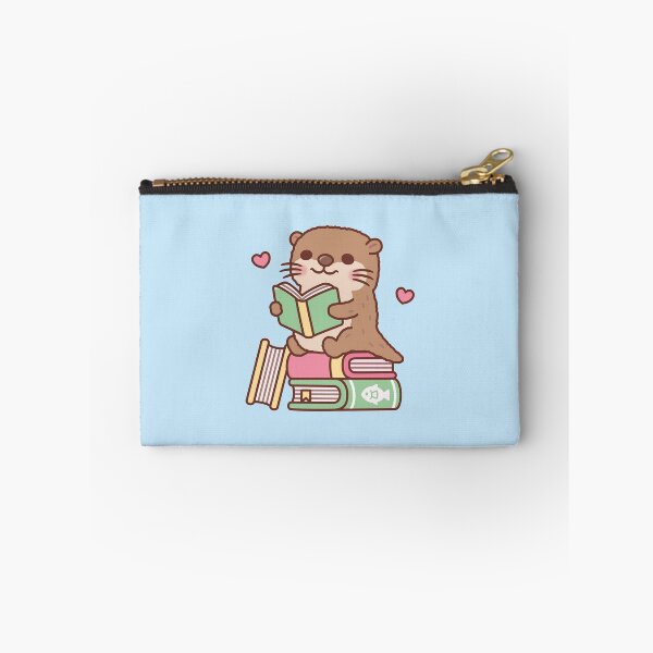 Item preview, Cute Otter Sits Atop Of Books To Read designed and sold by rustydoodle.