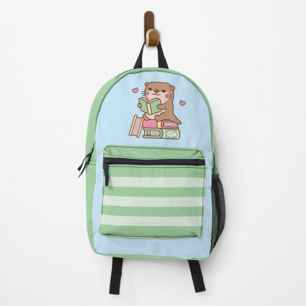 Item preview, Cute Otter Sits Atop Of Books To Read designed and sold by rustydoodle.
