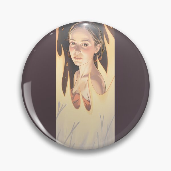 Item preview, Fiery Gaze Art Print designed and sold by GiadamrwShopus.