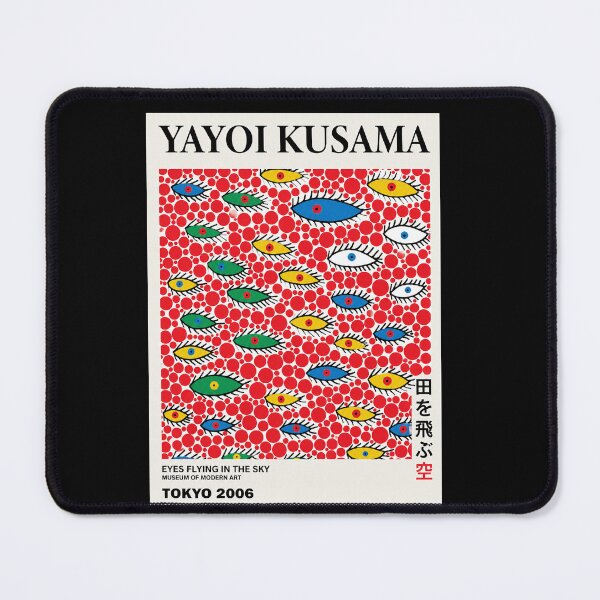 Item preview, Yayoi Kusama "Eyes Flying in the Sky" MoMA Tokyo 2006 Poster Print - Colorful Psychedelic Eye Wall Art Decor for Living Room, Bedroom, Office designed and sold by Susanspy007.