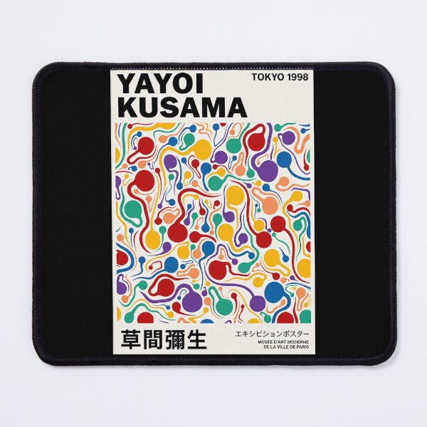 Item preview, Yayoi Kusama Tokyo 1998 Exhibition Poster - Colorful Psychedelic Abstract Wall Art Print, Vibrant Modern Art Decor for Living Room, Bedroom & Office designed and sold by DebraGiftShop.