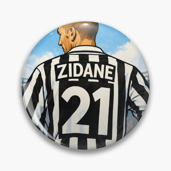 Item preview, Zizou - Retro Zidane Juventus shirt. designed and sold by Tony Panini Retro.