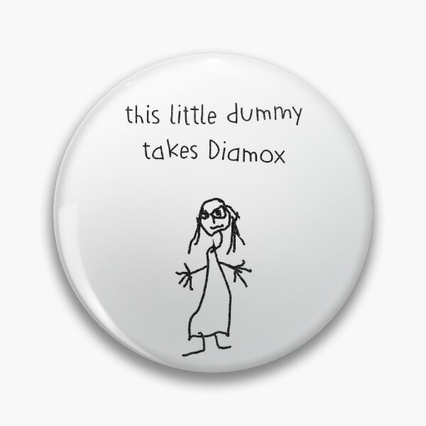 Item preview, Funny IIH Shirt This Little Dummy Takes Diamox Doodle Hand Drawn Idiopathic Intracranial Hypertension Humor Chronic Illness Humor designed and sold by RealLifeMerchies.