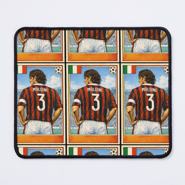 Item preview, Il Capitano - Retro Maldini AC Milan shirt. designed and sold by Tony Panini Retro.