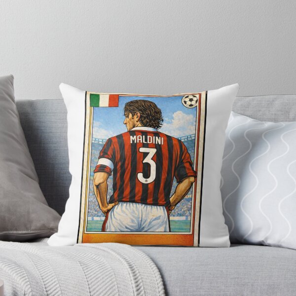 Item preview, Il Capitano - Retro Maldini AC Milan shirt. designed and sold by Tony Panini Retro.
