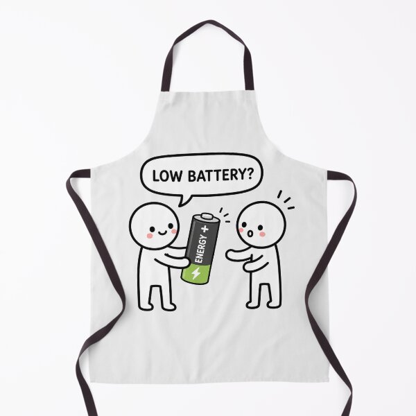 Item preview, Low Battery Funny Sticker designed and sold by MonkiFlipp.