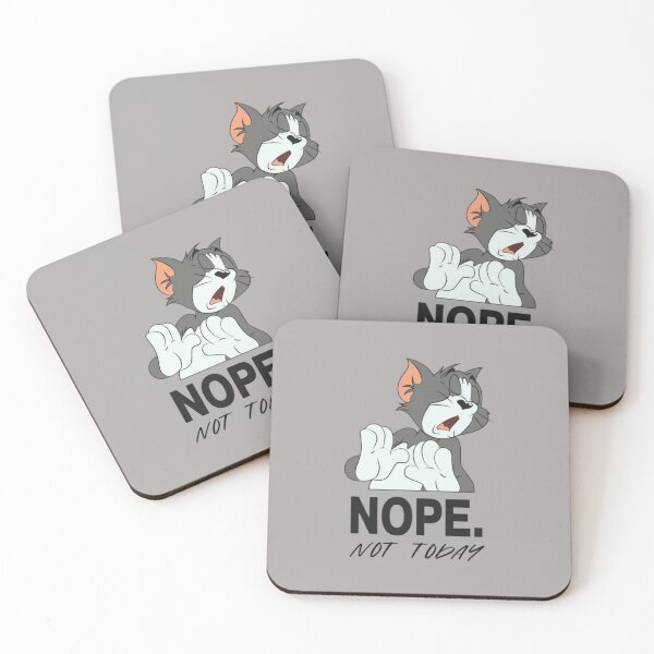 Item preview, Not Today Funny Grumpy Cat Meme | Lazy Mood Cartoon Design designed and sold by RajDeals.