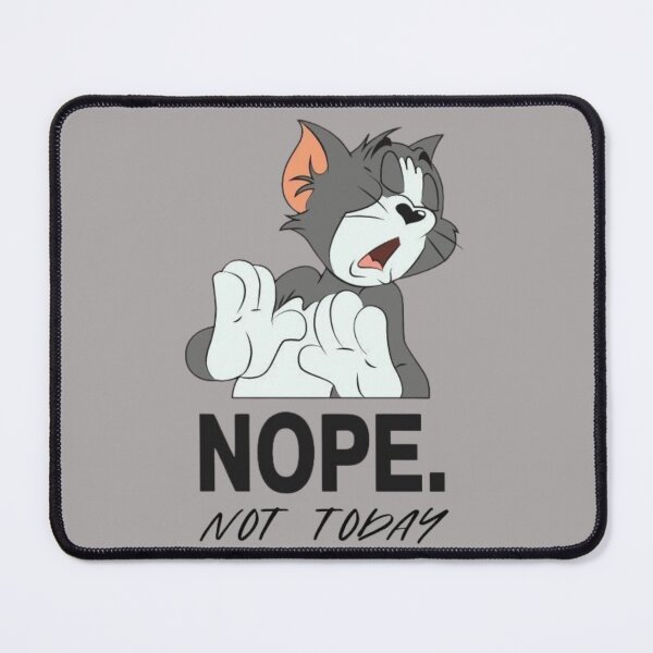 Item preview, Not Today Funny Grumpy Cat Meme | Lazy Mood Cartoon Design designed and sold by RajDeals.