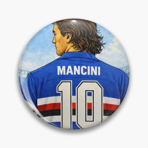 Item preview, Mancio - Retro Mancini Sampdoria shirt. designed and sold by Tony Panini Retro.