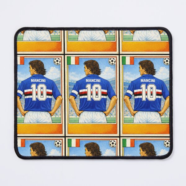 Item preview, Mancio - Retro Mancini Sampdoria shirt. designed and sold by Tony Panini Retro.